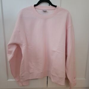 TNA Light Pink Crew Neck Sweater